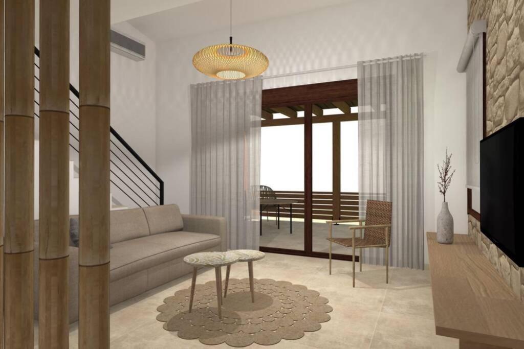 Palma Seaside Villa 1 Sarti Ngoại thất bức ảnh
