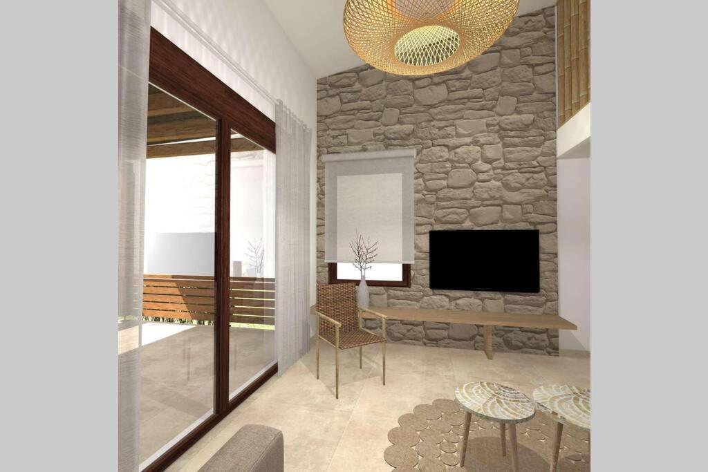 Palma Seaside Villa 1 Sarti Ngoại thất bức ảnh